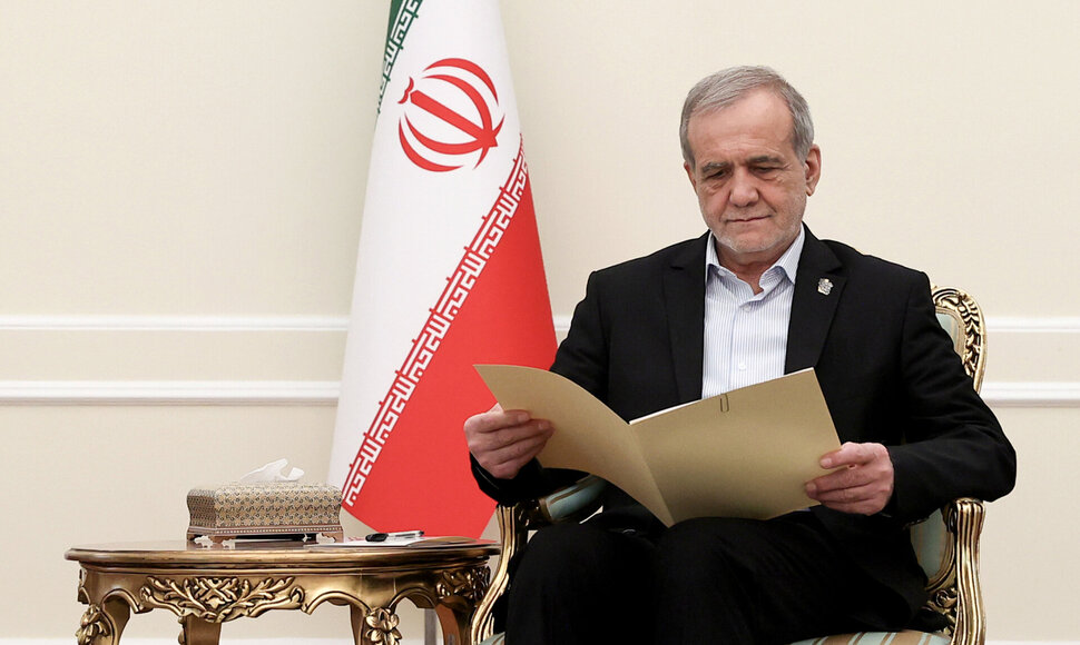 Masoudas Pezeshkianas / Iranian Presidency Office apaim / ZUMAPRESS.com