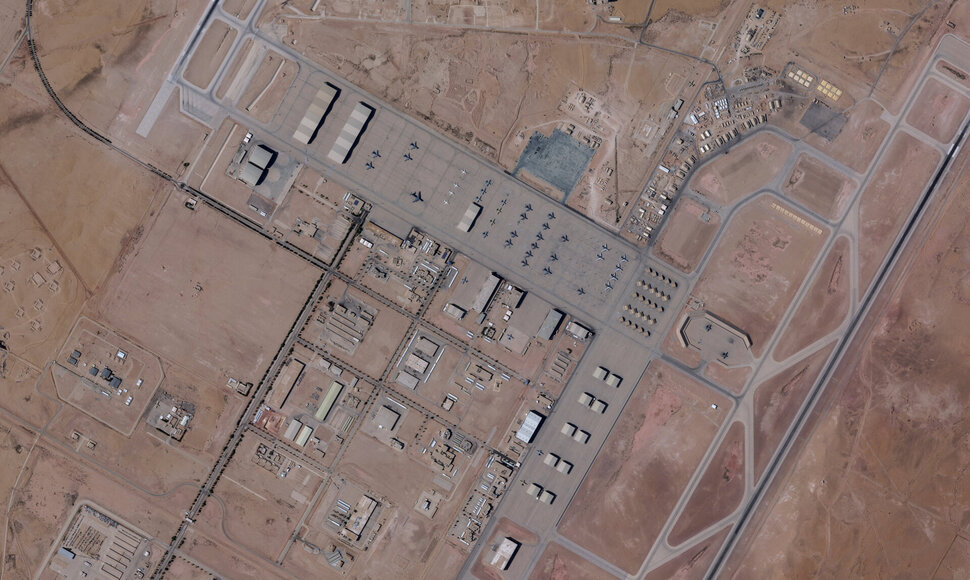 Princo Sultano bazė / 2026 PLANET LABS PBC / via REUTERS