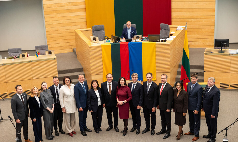 Ministro Pirmininko ir ministrų prisaikdinimas / Robertas Riabovas/BNS nuotr.