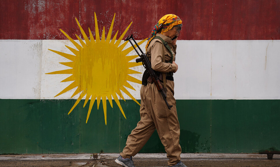 Kurdų kovotojas / Ismael Adnan / ZUMAPRESS.com