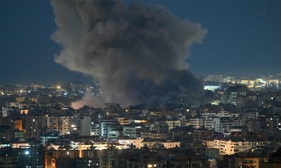 Izraelio smūgio Libane padariniai / FADEL ITANI / AFP
