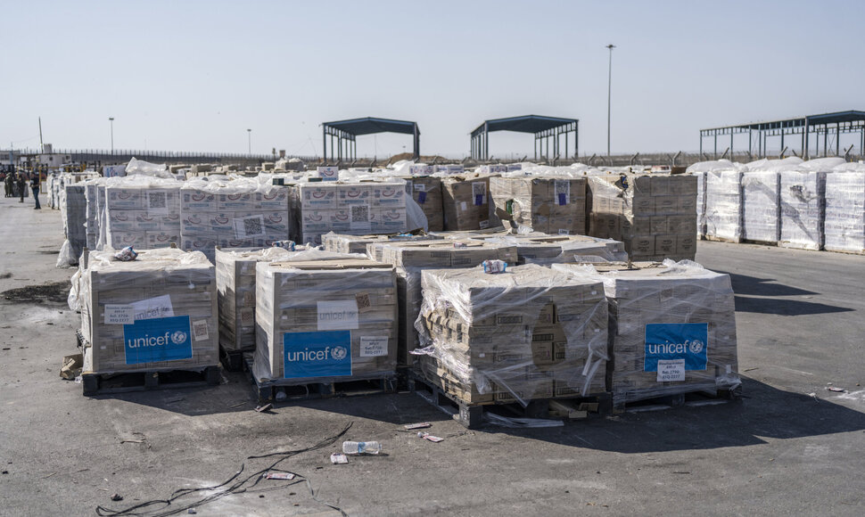 UNICEF parama Gazos Ruožui / Ilia Yefimovich / dpa/picture-alliance