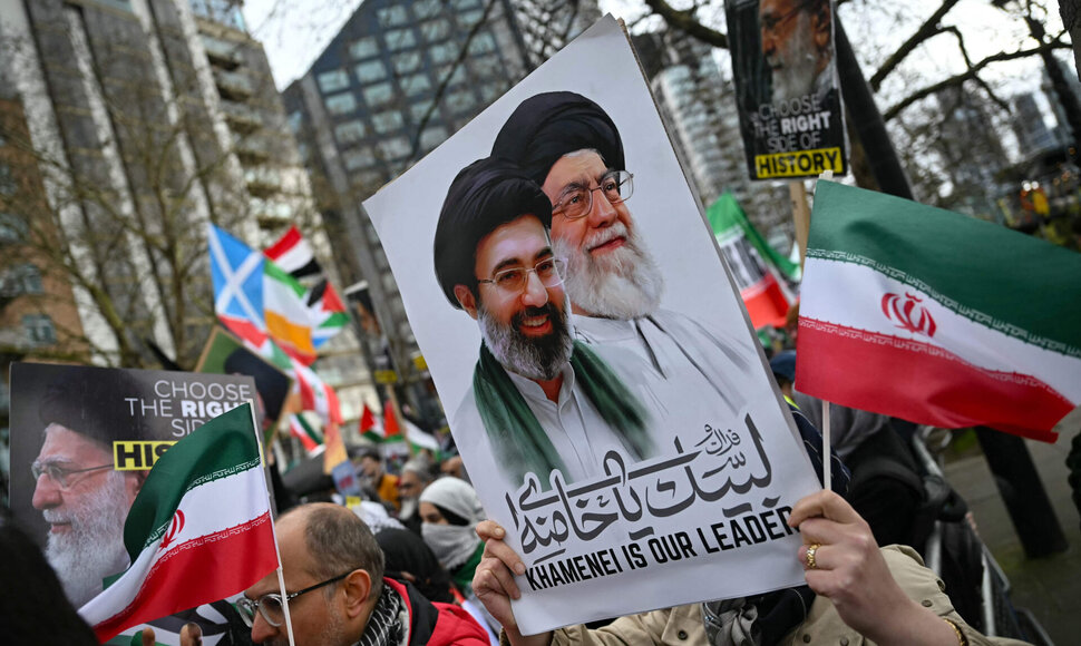 Proiranietiški protestai / JUSTIN TALLIS / AFP
