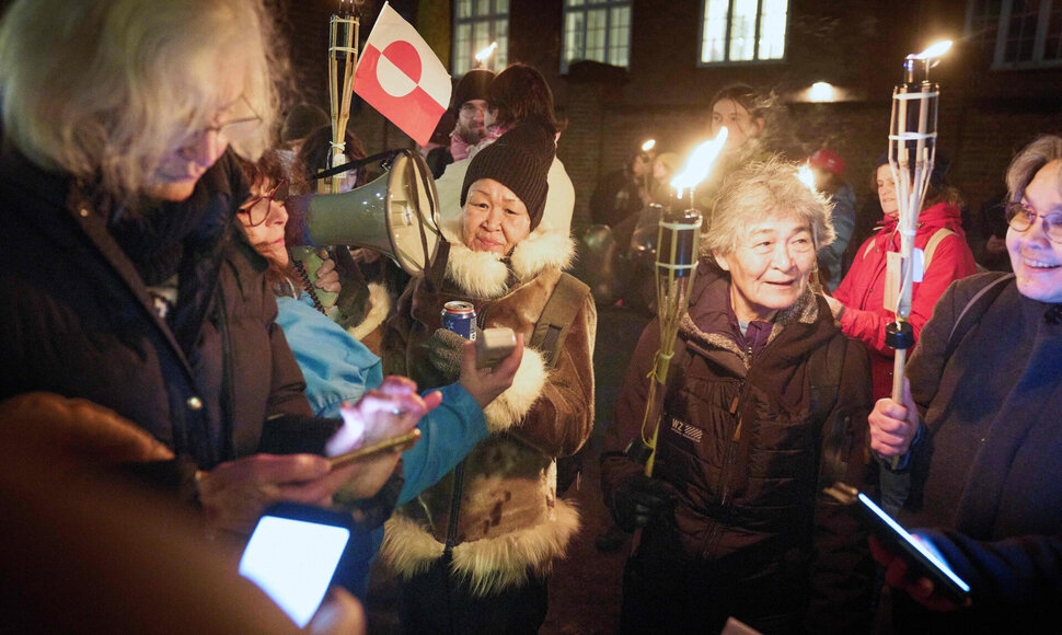 Protestas Danijoje prie JAV ambasados / THOMAS TRAASDAHL / AFP