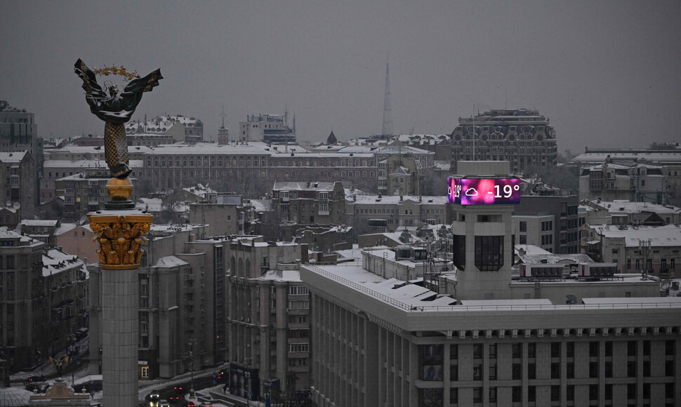 Kyjivas sutemus / SERGEI GAPON / AFP