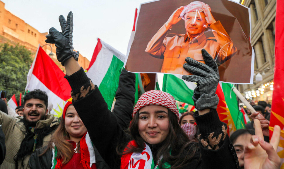 Kurdų protestas Irake / SAFIN HAMID / AFP