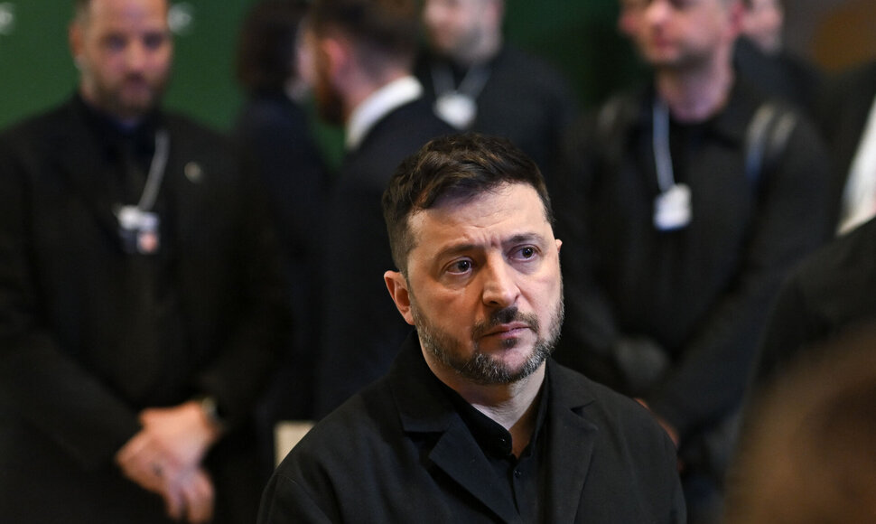 Volodymyras Zelenskis / FABRICE COFFRINI / AFP
