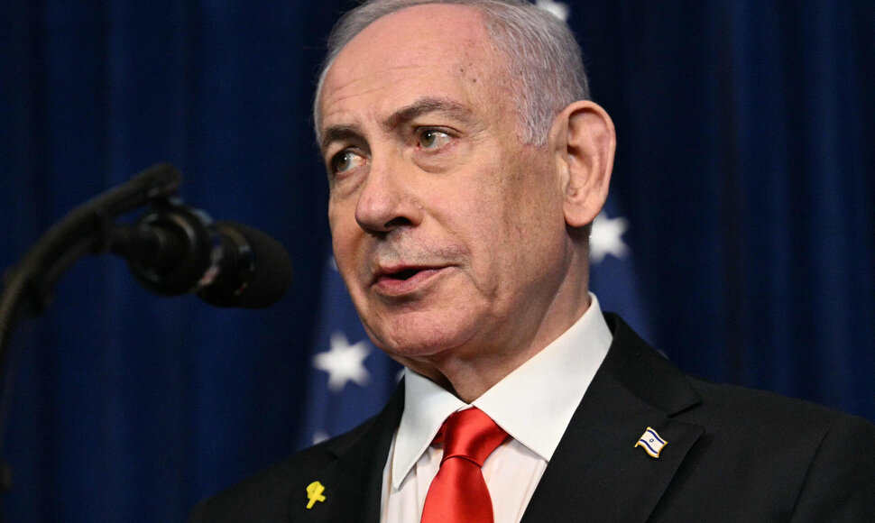 Benjaminas Netanyahu / JIM WATSON / AFP