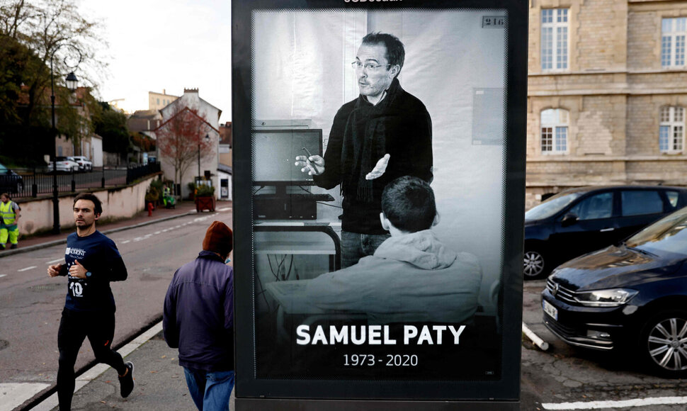 Samuelis Paty&nbsp; / THOMAS COEX / AFP