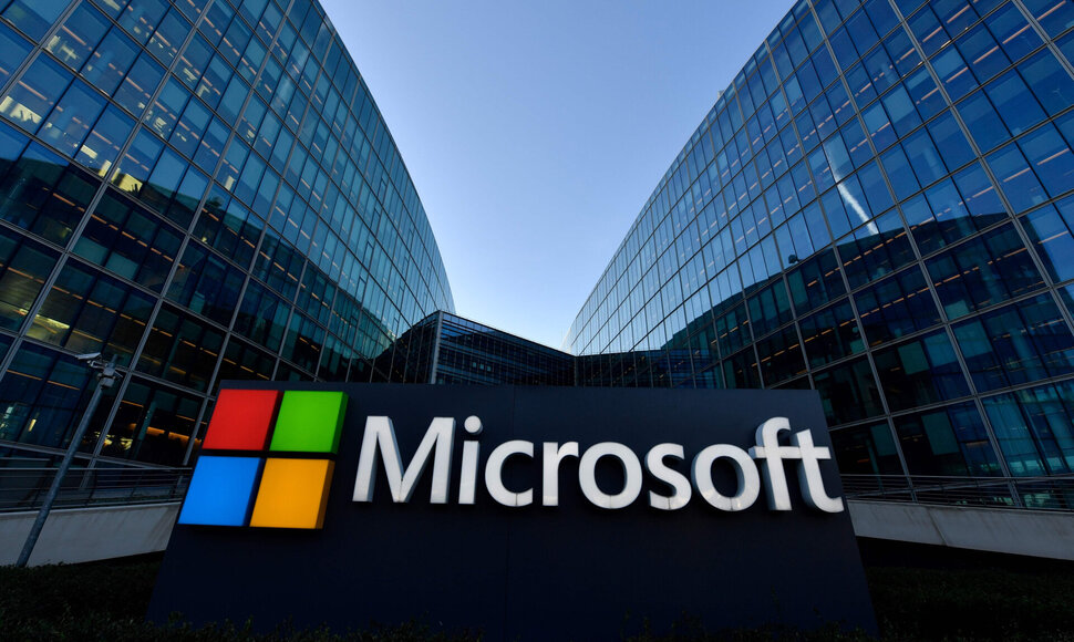 &bdquo;Microsoft&ldquo; / GERARD JULIEN / AFP