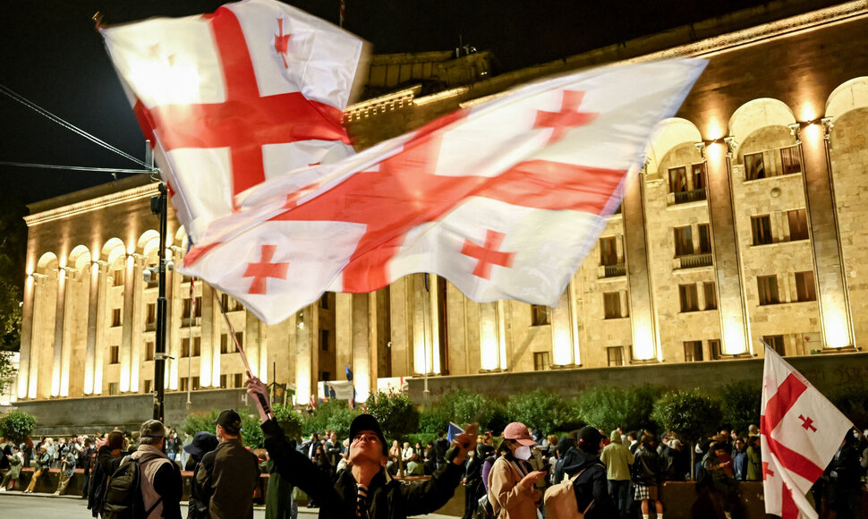 Sakartvelas / VANO SHLAMOV / AFP