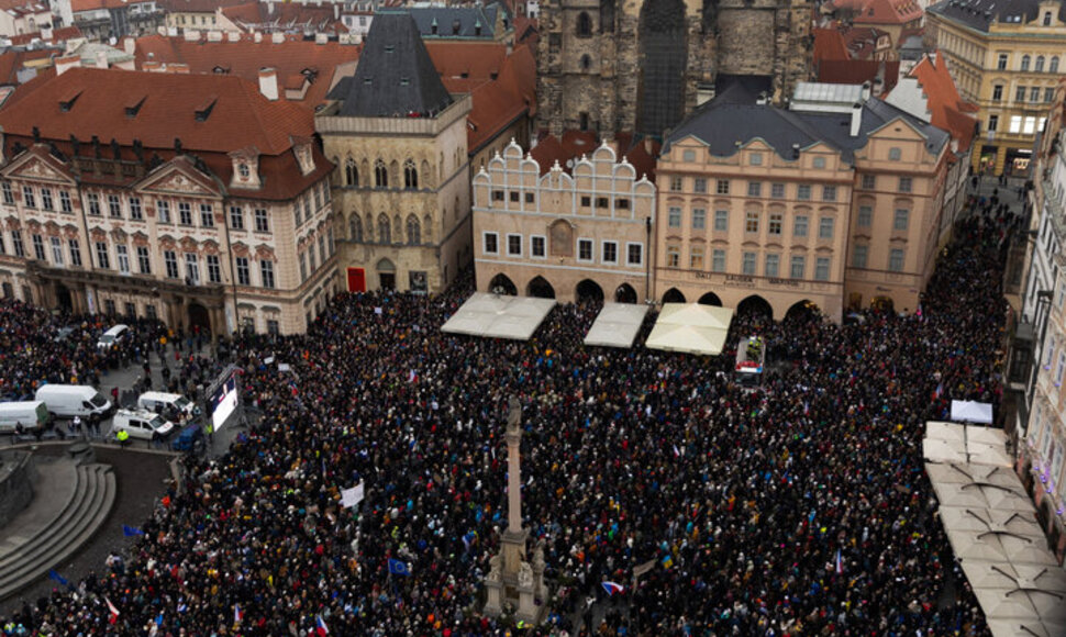 Protestas Čekijoje / Eva Korinkova / REUTERS