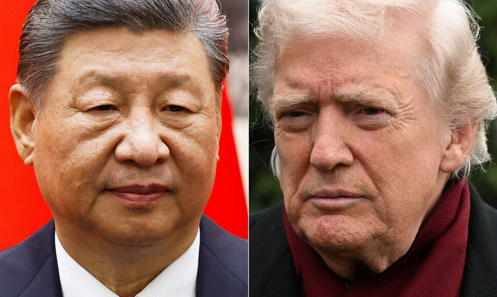 Xi Jinpingas / MAXIM SHEMETOV ALEX WROBLEWSKI / AFP