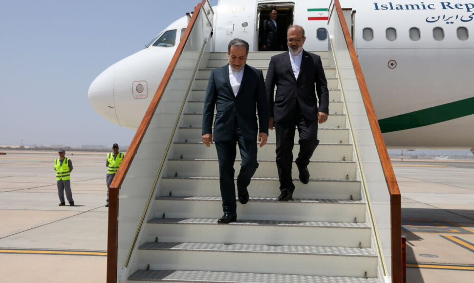 Irano derybininkai Omane / Iranian Foreign Ministry / ZUMAPRESS.com