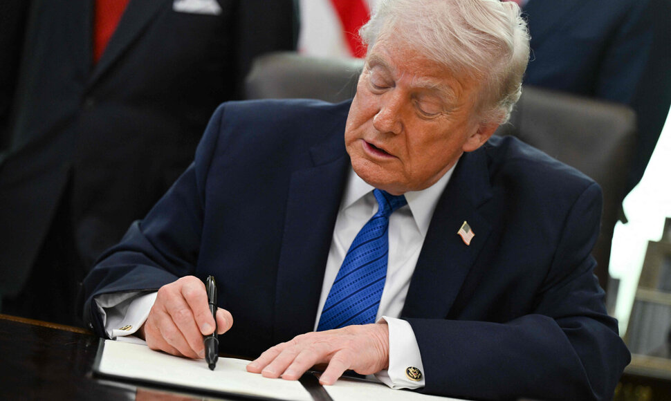 Donaldas Trumpas / ANNABELLE GORDON / AFP