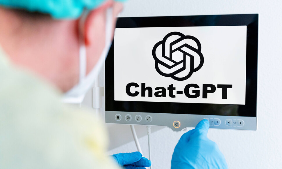 &bdquo;ChatGPT&ldquo; logotipas / IMAGO/Michael Bihlmayer / IMAGO/Bihlmayerfotografie