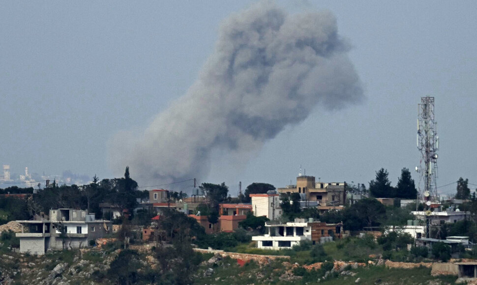 Izraelio smūgio pietų Libane padariniai / - / AFP