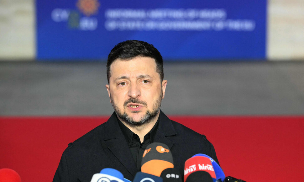 Volodymyras Zelenskis / NICOLAS TUCAT / AFP