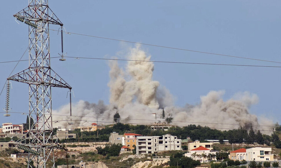 Izraelio smūgio Libane padariniai / KAWNAT HAJU / AFP