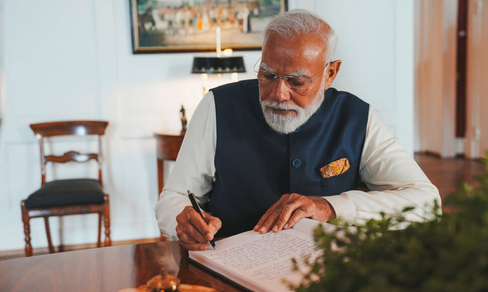 Indijos ministras pirmininkas Narendra Modi / Stian Lysberg Solum / via REUTERS