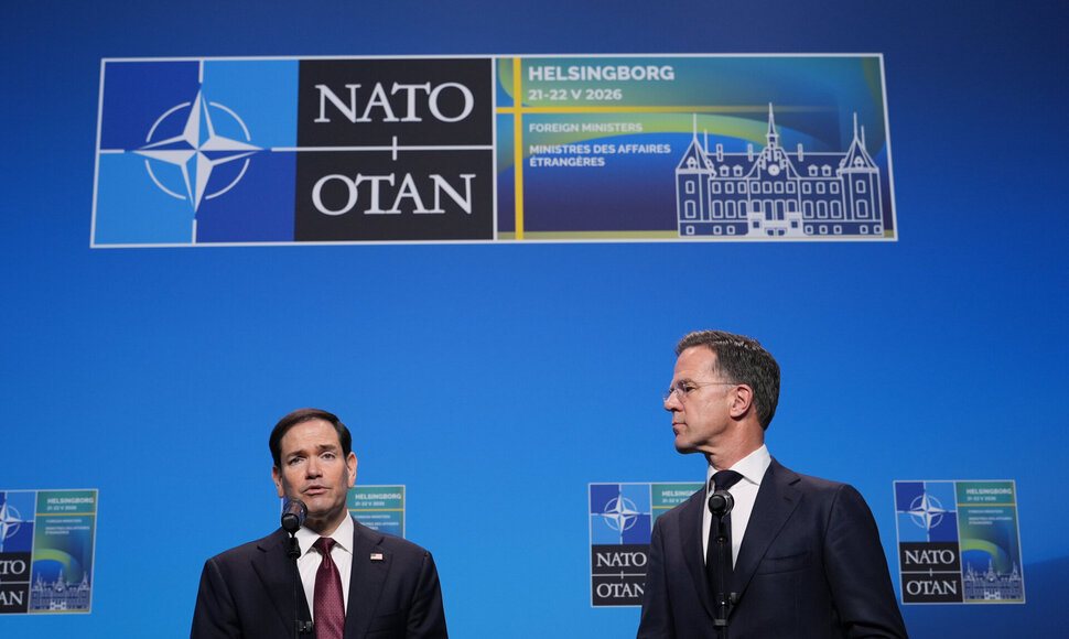M. Rubio su M. Rutte /  / AP