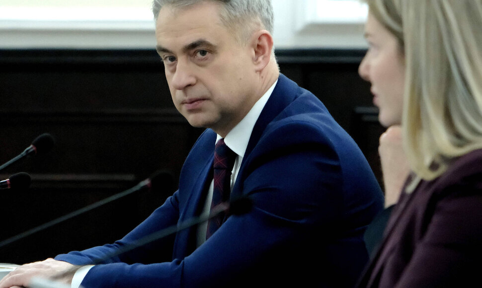 Lenkijos vicepremjeras ir skaitmeninių reikalų ministras Krzysztofas Gawkowskis  / IMAGO/FOT. TEDI/NEWSPIX.PL / IMAGO/newspix