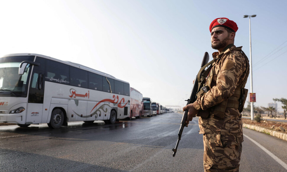 Sirijos karys Alepe / BAKR ALKASEM / AFP