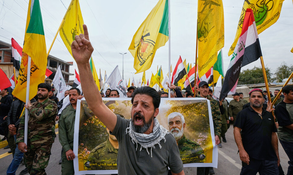 Proiranieti&scaron;kas protestas Irake /  / AP
