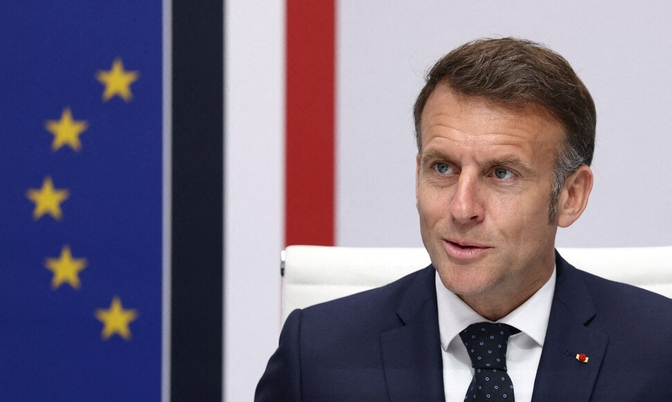 Emmanuelis Macronas / AFP