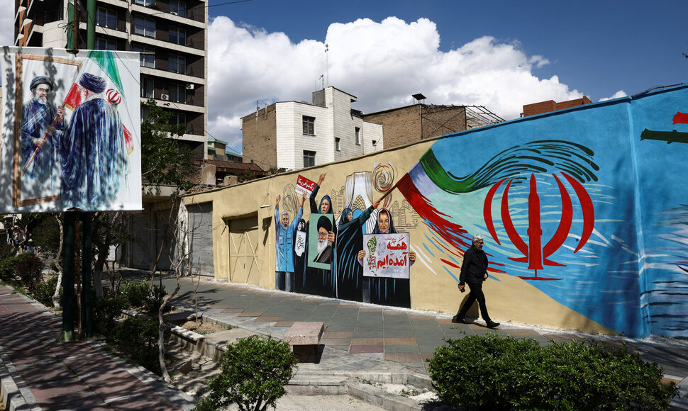 Gatvė Teherane / Majid Asgaripour / via REUTERS