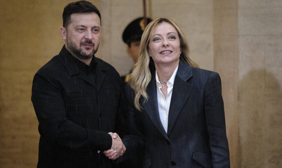 Volodymyras Zelenskis, Giorgia Meloni / IMAGO/Andrea Calandra