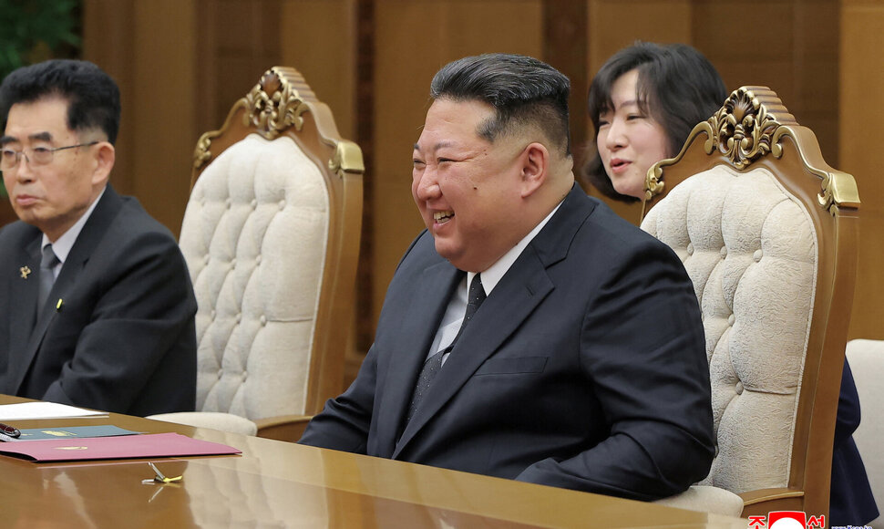 Šiaurės Korėjos lyderis Kim Jong Unas / KCNA / via REUTERS