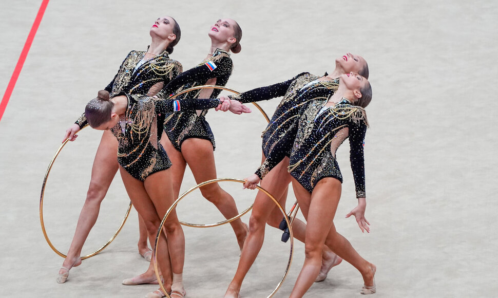 Rusijos moterų gimnastikus komanda / Xie Han / ZUMAPRESS.com