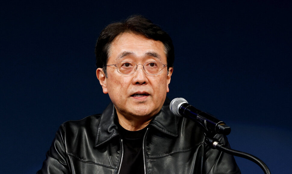„Nvidia“ generalinis direktorius Jensenas Huangas / Kim Kyung-Hoon / REUTERS