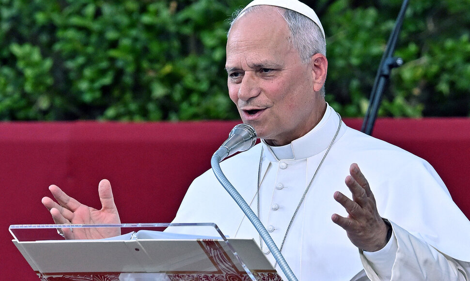 Leonas XIV / Vatican Pool/Giuliani/GG/SIPA / Vatican Pool/Giuliani/GG/SIPA