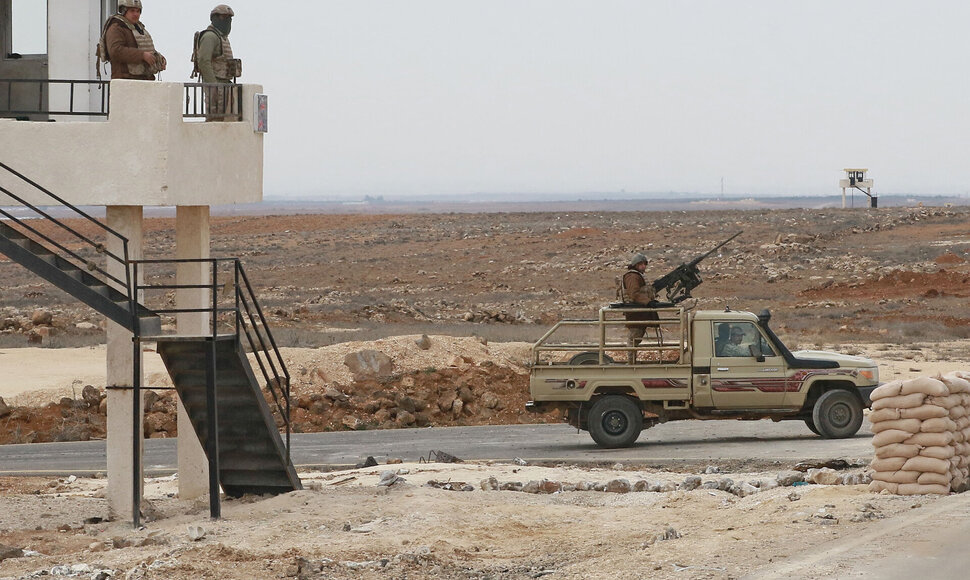 Jordanijos kariai / KHALIL MAZRAAWI / AFP