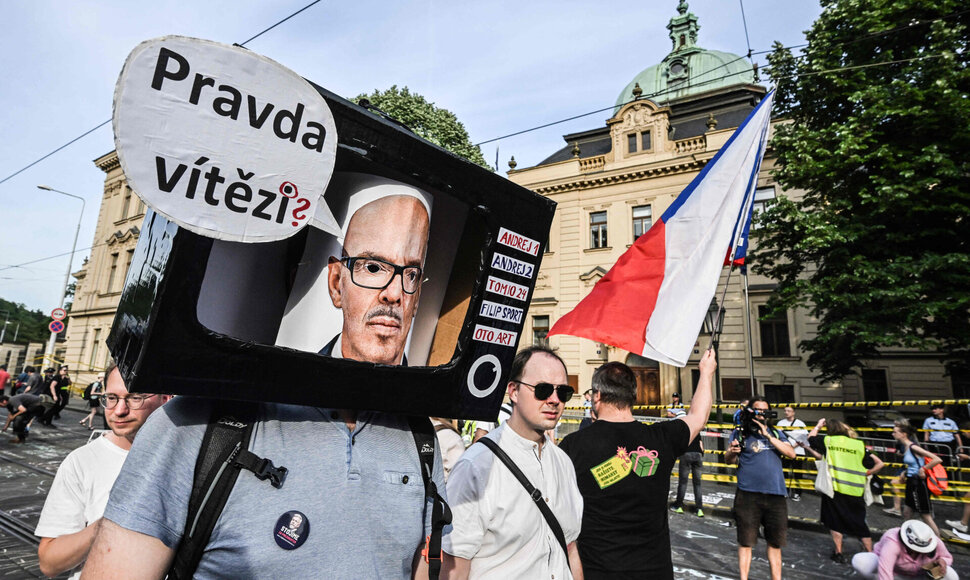 Protestas Čekijoje / MICHAL CIZEK / AFP