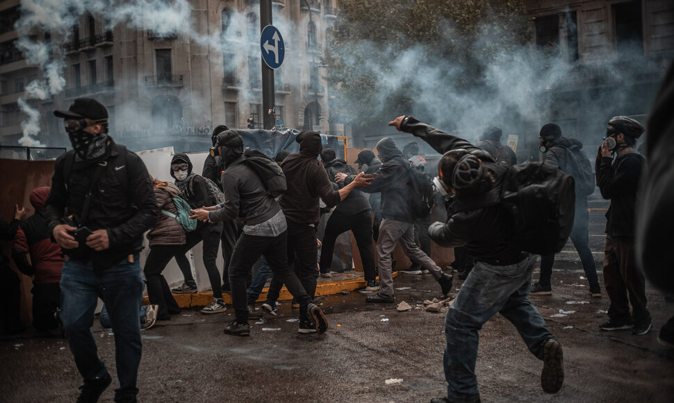 Protestas Buenos Airėse / Daniella Fernandez Realin / ZUMAPRESS.com