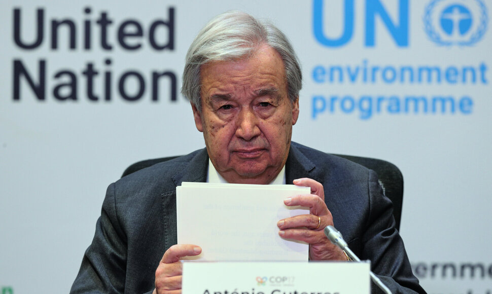 Antonio Guterresas / / AP