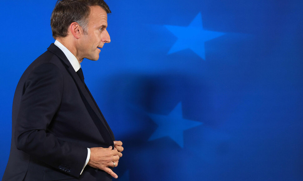 Emmanuelis Macronas / LUDOVIC MARIN / AFP