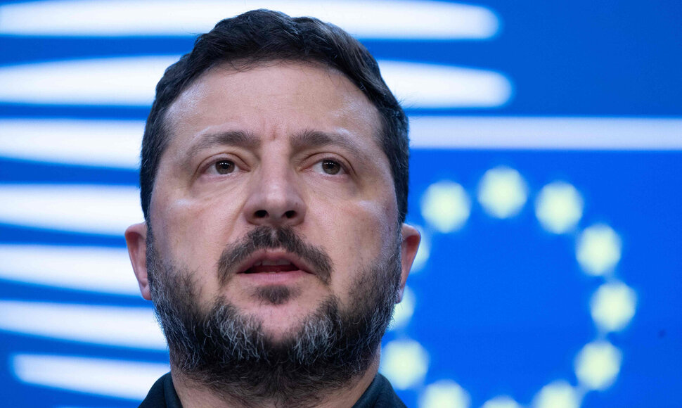 Volodymyras Zelenskis / NICOLAS MAETERLINCK / AFP