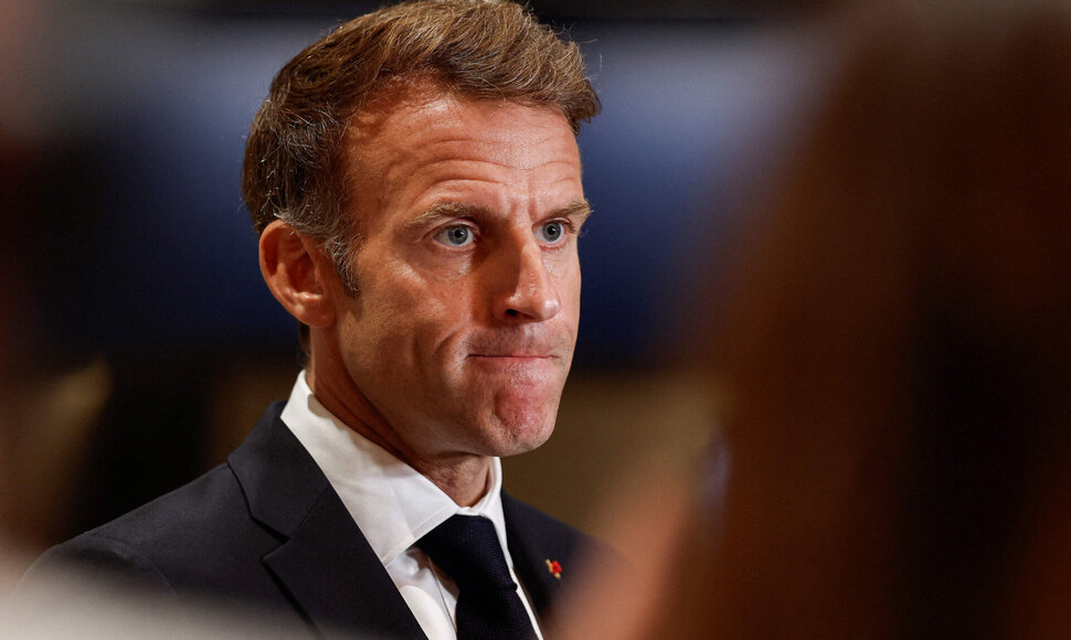 Emmanuelis Macronas / BENOIT TESSIER / AFP
