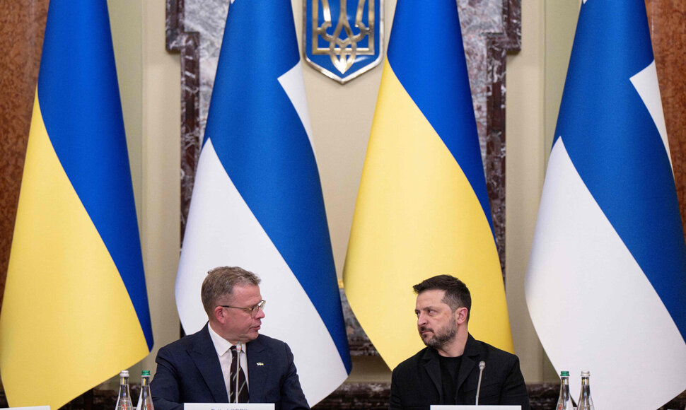 P. Orpo ir V. Zelenskis / GENYA SAVILOV / AFP