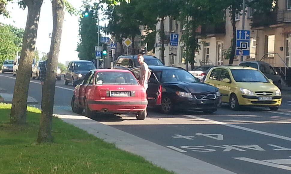 Avarija &Scaron;vitrigailos gatvėje