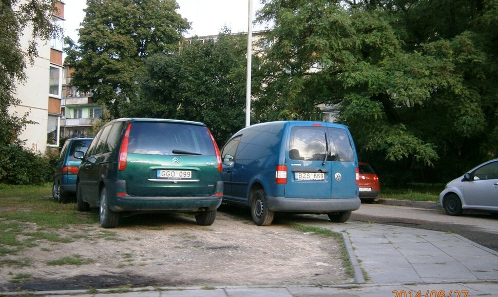 Fotopolicija, Apkasų g. Vilniuje