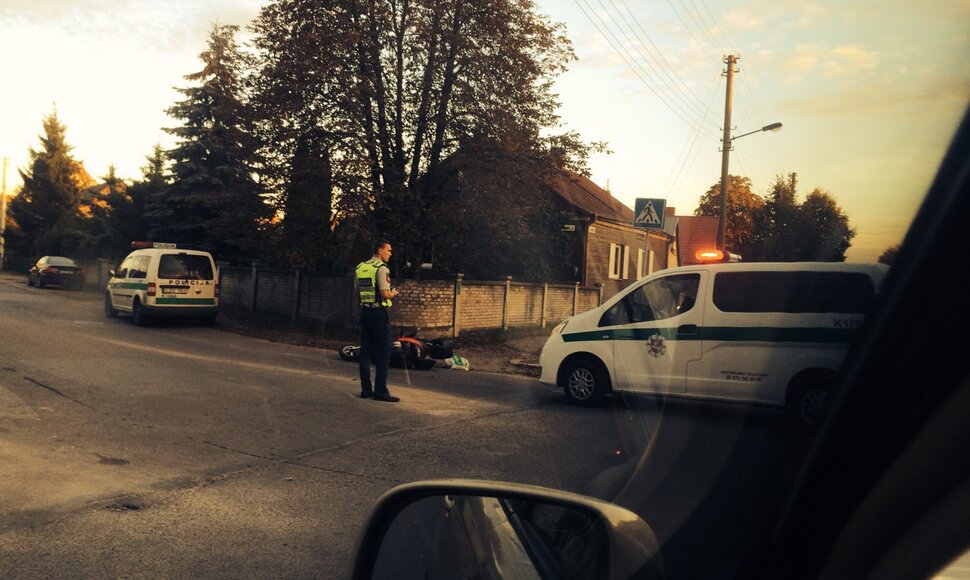 Avarija Vilijampolėje Kaune, 18.30 val.