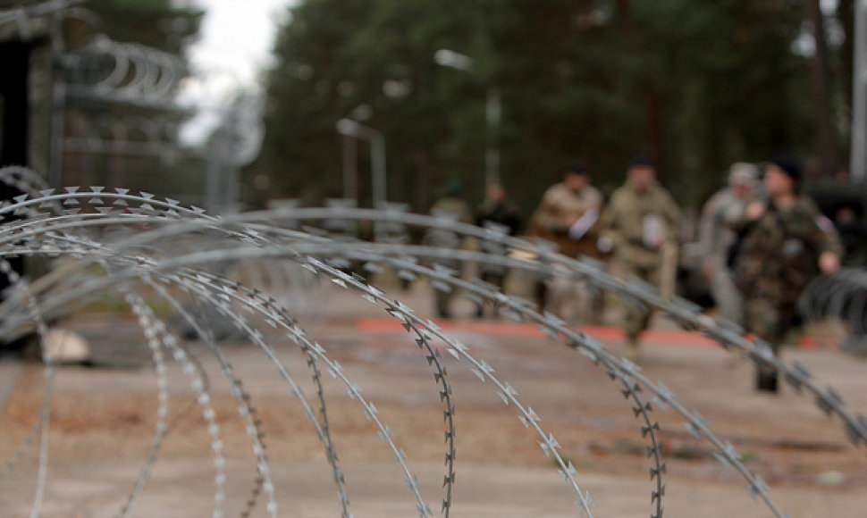 Pratybose Latvijos Adažių poligone