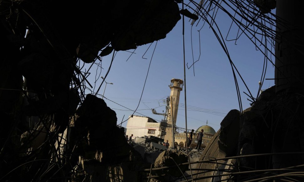 Gazos Ruože sugriuvusi mečetė