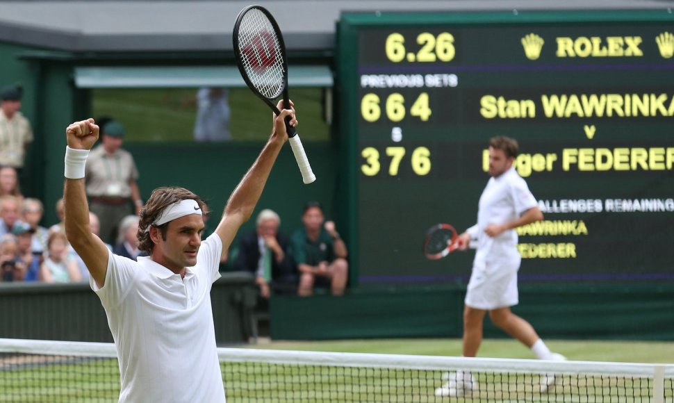 Rogeris Federeris nugalėjo Stanislasą Wawrinką