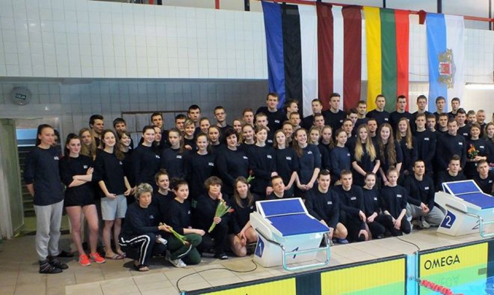 Lietuvos komandas Baltijos plaukimo čempionate